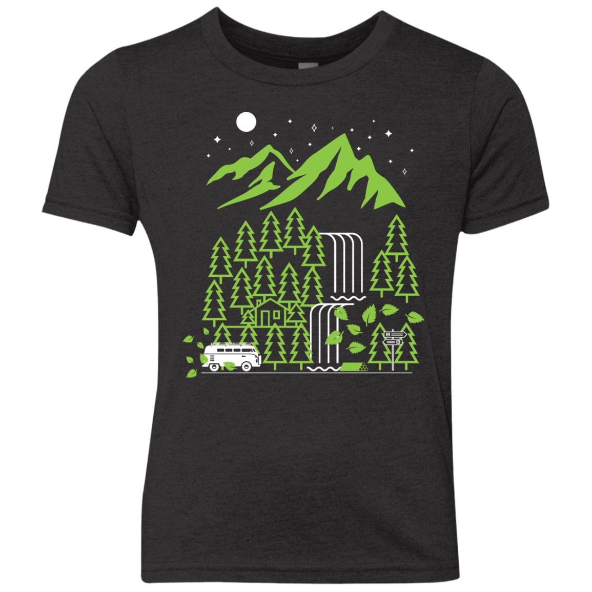 T-Shirts Vintage Black / YXS Explore More Youth Triblend T-Shirt