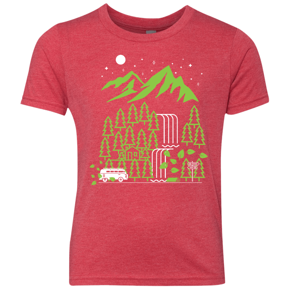 T-Shirts Vintage Red / YXS Explore More Youth Triblend T-Shirt