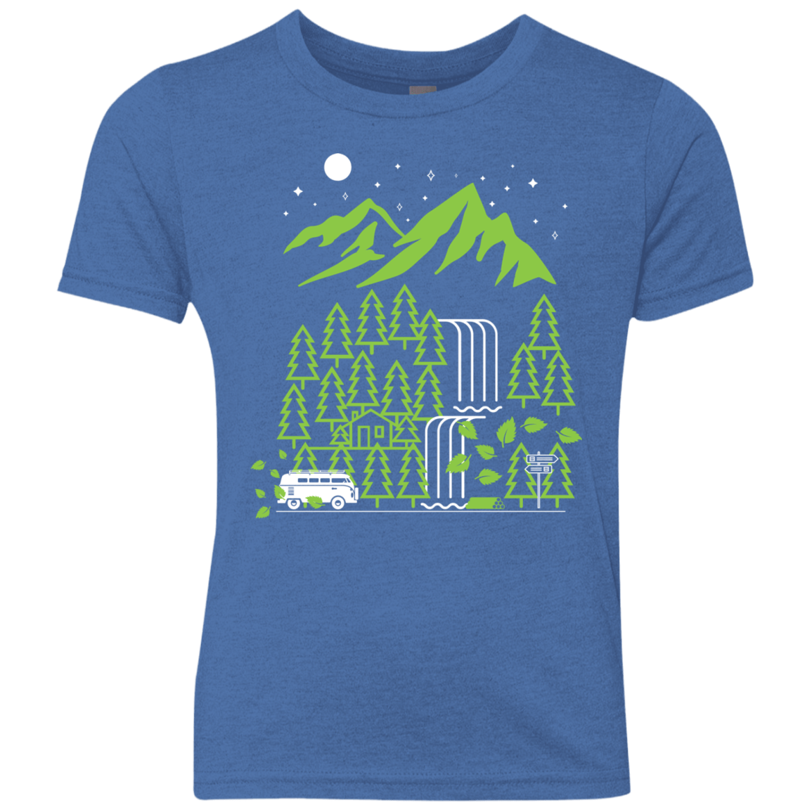 T-Shirts Vintage Royal / YXS Explore More Youth Triblend T-Shirt