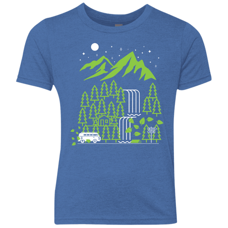 T-Shirts Vintage Royal / YXS Explore More Youth Triblend T-Shirt