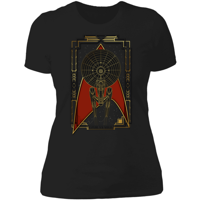 T-Shirts Black / X-Small Explore New Worlds Women's Premium T-Shirt