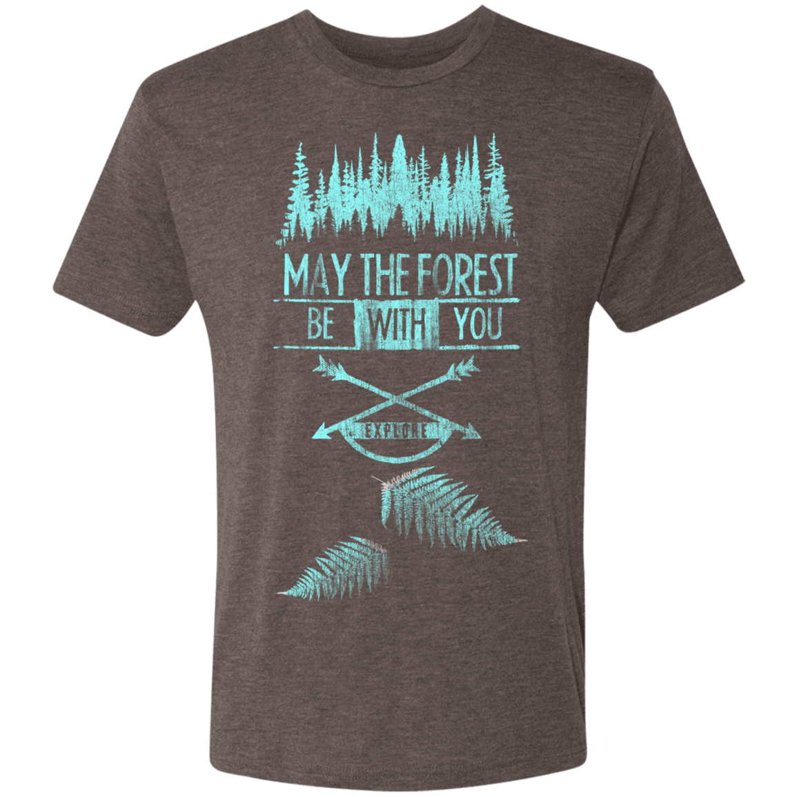 T-Shirts Macchiato / S Explore the Forest Men's Triblend T-Shirt