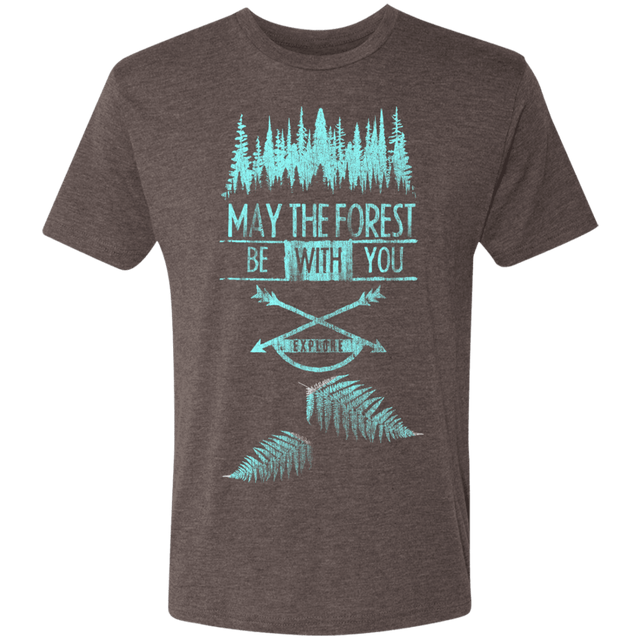 T-Shirts Macchiato / S Explore the Forest Men's Triblend T-Shirt