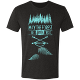 T-Shirts Vintage Black / S Explore the Forest Men's Triblend T-Shirt