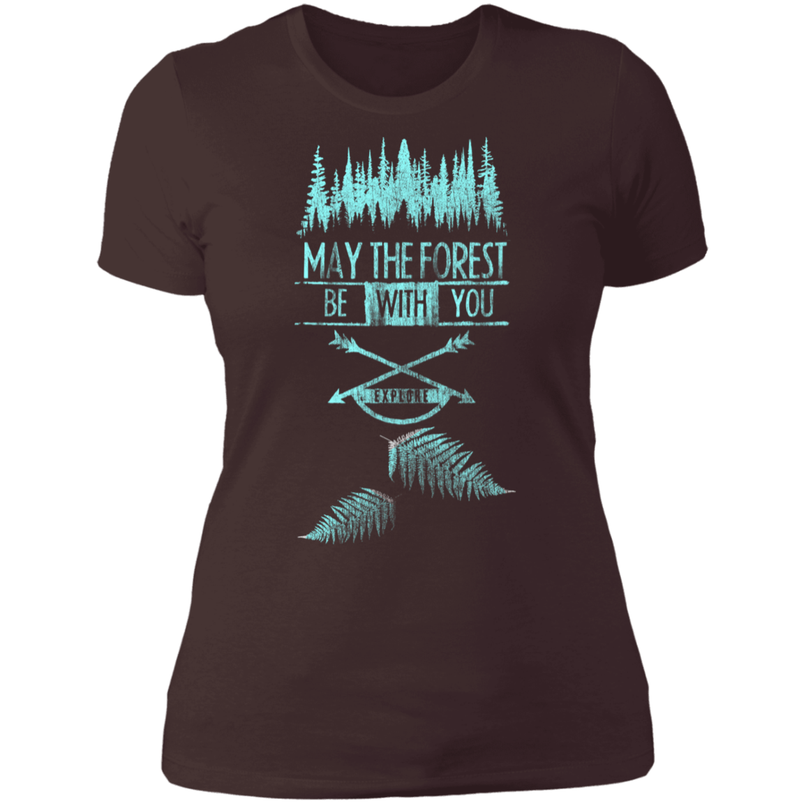 T-Shirts Dark Chocolate / S Explore the Forest Women's Premium T-Shirt