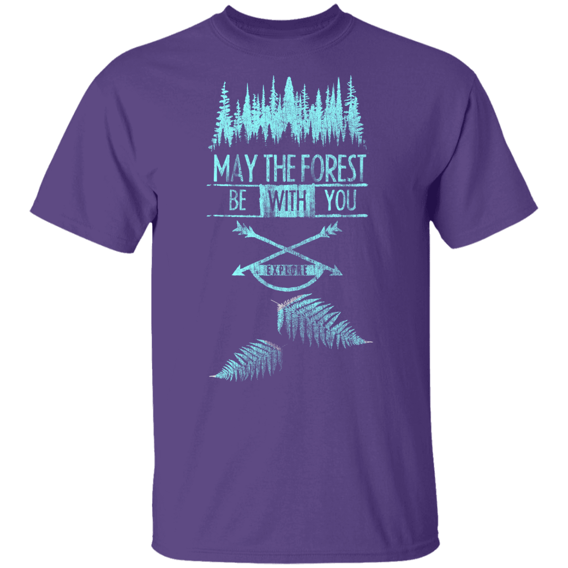 T-Shirts Purple / YXS Explore the Forest Youth T-Shirt