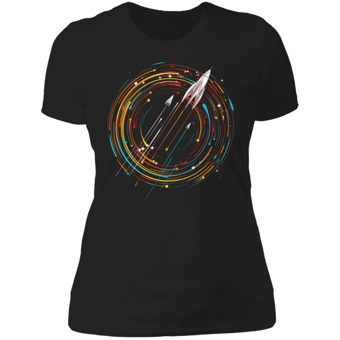 T-Shirts Black / X-Small Explore The Stars Women's Premium T-Shirt