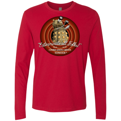 T-Shirts Red / Small Exterminate All Folks Men's Premium Long Sleeve