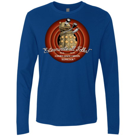 T-Shirts Royal / Small Exterminate All Folks Men's Premium Long Sleeve