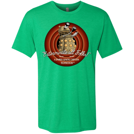 T-Shirts Envy / Small Exterminate All Folks Men's Triblend T-Shirt