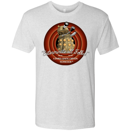 T-Shirts Heather White / Small Exterminate All Folks Men's Triblend T-Shirt