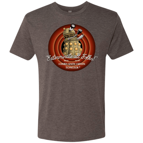 T-Shirts Macchiato / Small Exterminate All Folks Men's Triblend T-Shirt