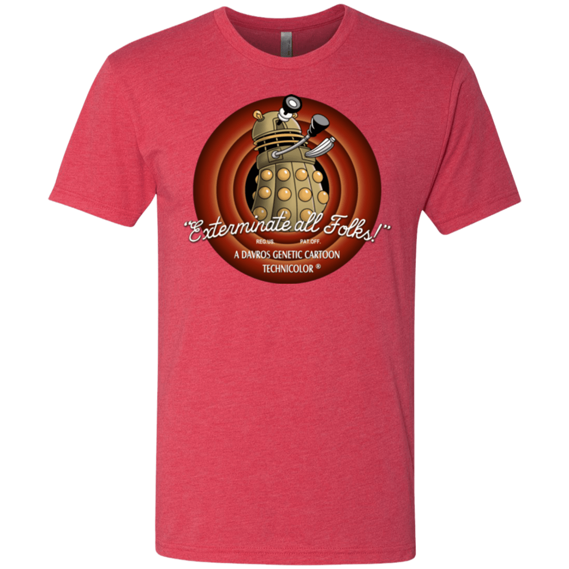 T-Shirts Vintage Red / Small Exterminate All Folks Men's Triblend T-Shirt
