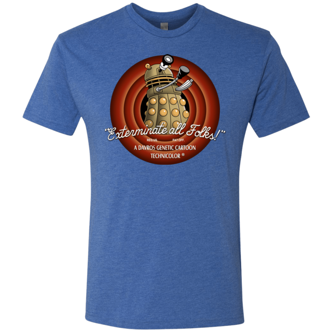T-Shirts Vintage Royal / Small Exterminate All Folks Men's Triblend T-Shirt