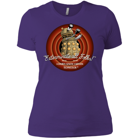 T-Shirts Purple / X-Small Exterminate All Folks Women's Premium T-Shirt