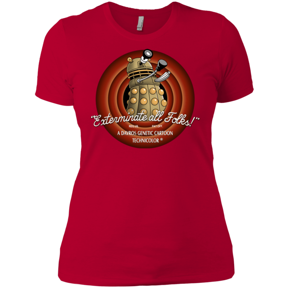 T-Shirts Red / X-Small Exterminate All Folks Women's Premium T-Shirt