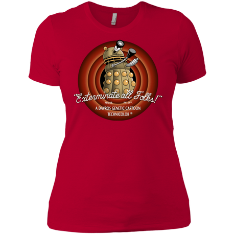 T-Shirts Red / X-Small Exterminate All Folks Women's Premium T-Shirt