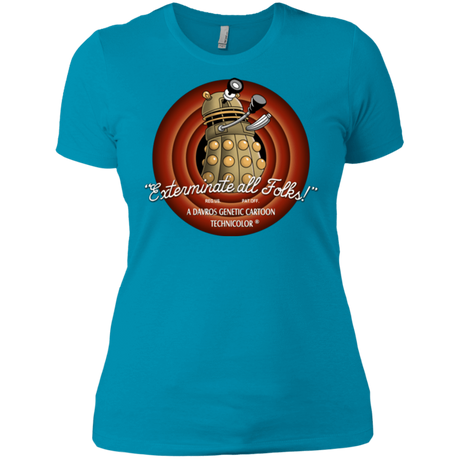 T-Shirts Turquoise / X-Small Exterminate All Folks Women's Premium T-Shirt