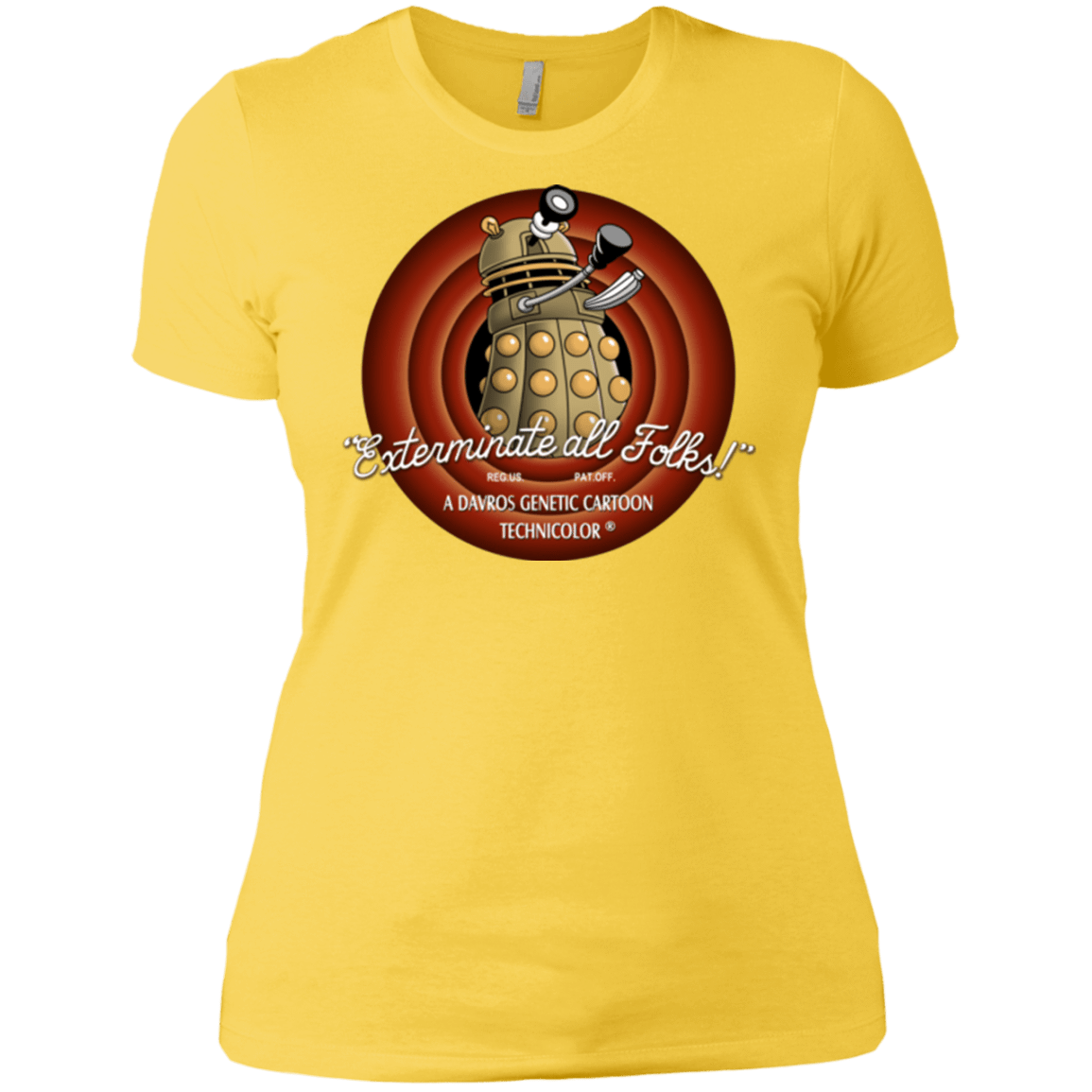 T-Shirts Vibrant Yellow / X-Small Exterminate All Folks Women's Premium T-Shirt