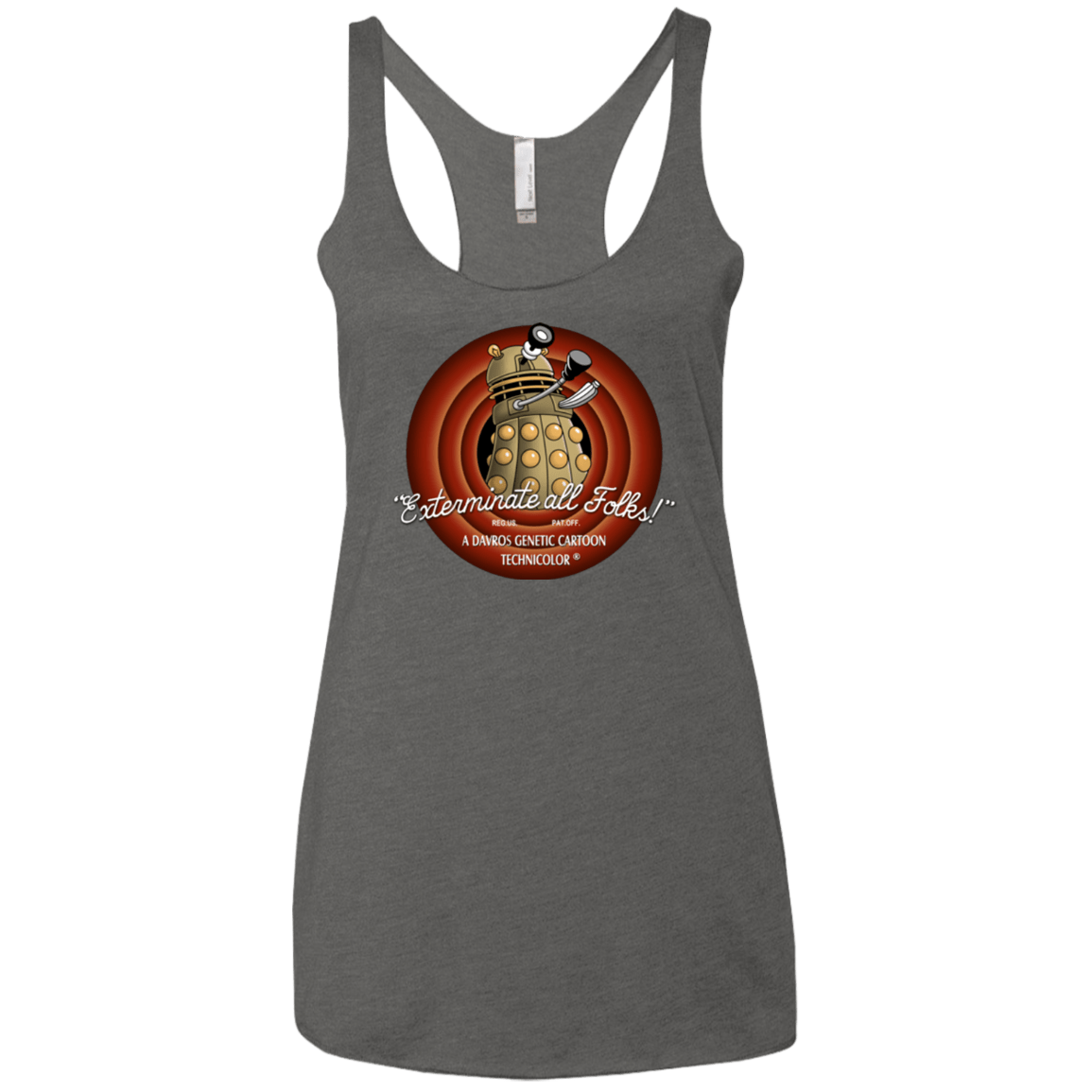 T-Shirts Premium Heather / X-Small Exterminate All Folks Women's Triblend Racerback Tank