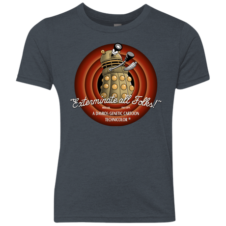 T-Shirts Vintage Navy / YXS Exterminate All Folks Youth Triblend T-Shirt