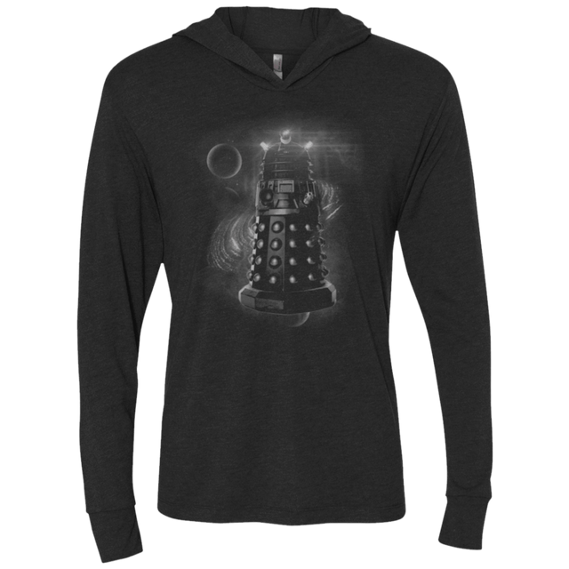 T-Shirts Vintage Black / X-Small Exterminate Triblend Long Sleeve Hoodie Tee