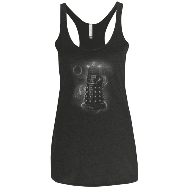 T-Shirts Vintage Black / X-Small Exterminate Women's Triblend Racerback Tank