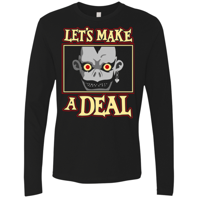 T-Shirts Black / Small Eye Deal Men's Premium Long Sleeve