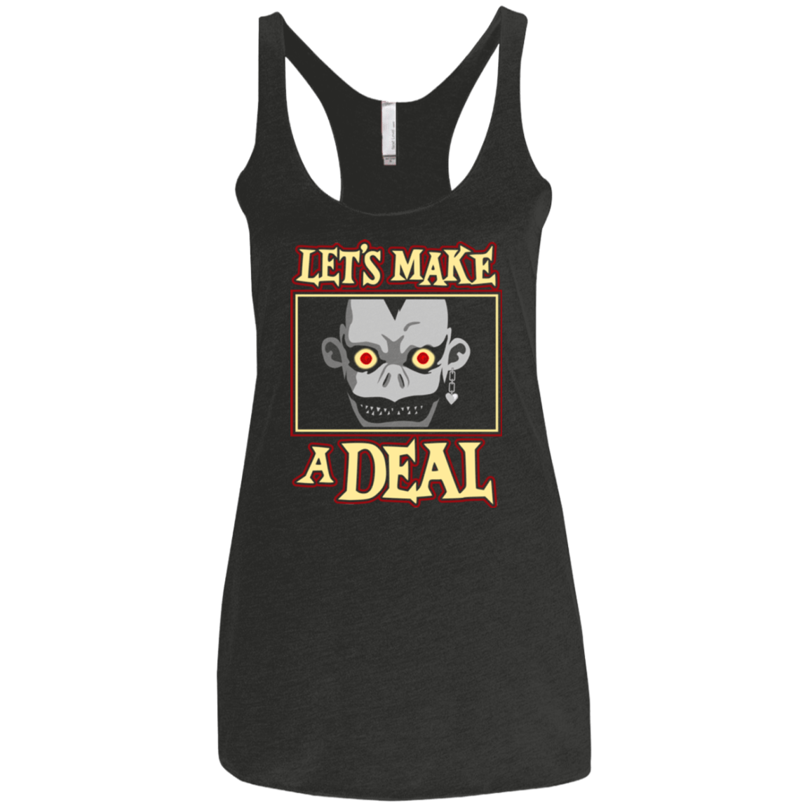 T-Shirts Vintage Black / X-Small Eye Deal Women's Triblend Racerback Tank