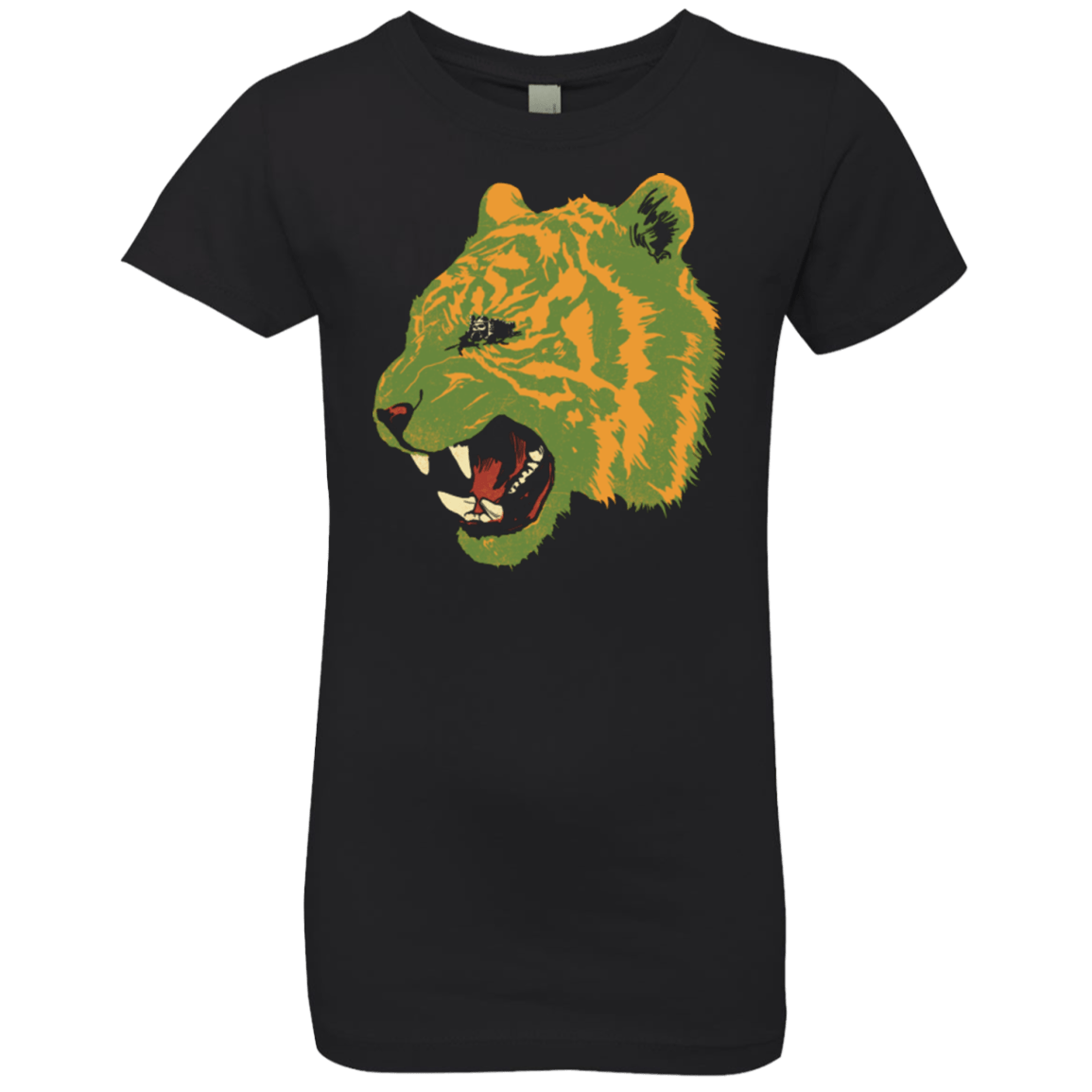 T-Shirts Black / YXS Eye Of The Tiger Girls Premium T-Shirt