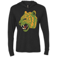 T-Shirts Vintage Black / X-Small Eye Of The Tiger Triblend Long Sleeve Hoodie Tee