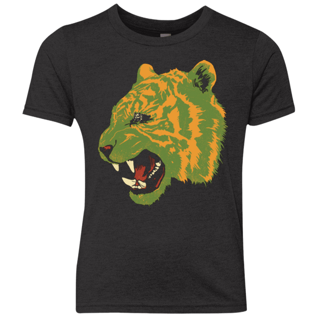 T-Shirts Vintage Black / YXS Eye Of The Tiger Youth Triblend T-Shirt