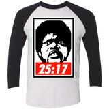 T-Shirts Heather White/Vintage Black / X-Small Ezekiel rules Triblend 3/4 Sleeve