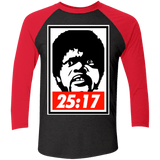 T-Shirts Vintage Black/Vintage Red / X-Small Ezekiel rules Triblend 3/4 Sleeve