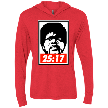 T-Shirts Vintage Red / X-Small Ezekiel rules Triblend Long Sleeve Hoodie Tee