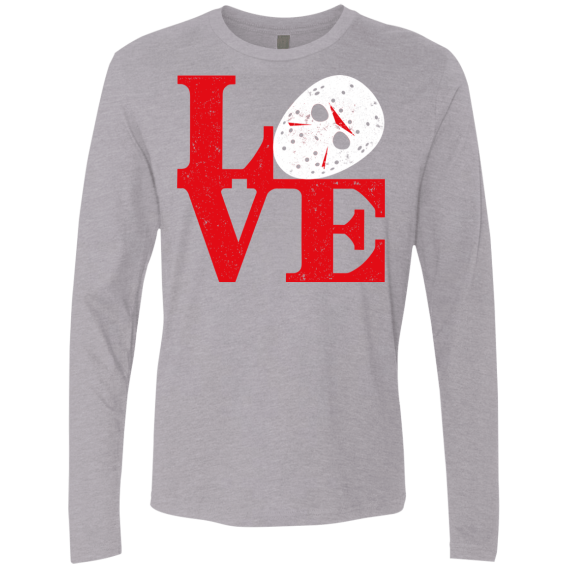 T-Shirts Heather Grey / S F13 Love Men's Premium Long Sleeve