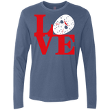 T-Shirts Indigo / S F13 Love Men's Premium Long Sleeve