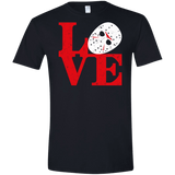 T-Shirts Black / X-Small F13 Love Men's Semi-Fitted Softstyle