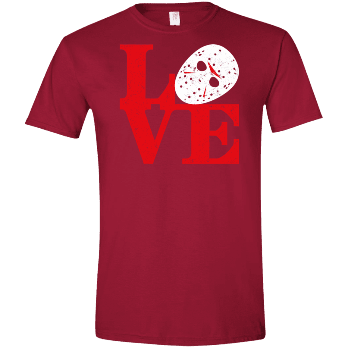 T-Shirts Cardinal Red / S F13 Love Men's Semi-Fitted Softstyle