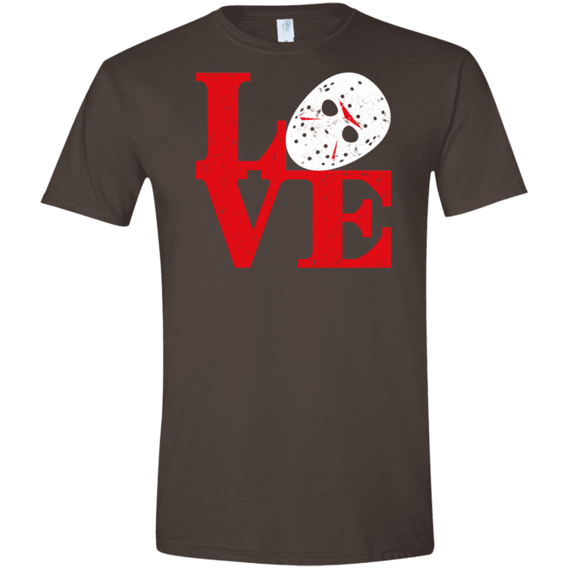 T-Shirts Dark Chocolate / S F13 Love Men's Semi-Fitted Softstyle