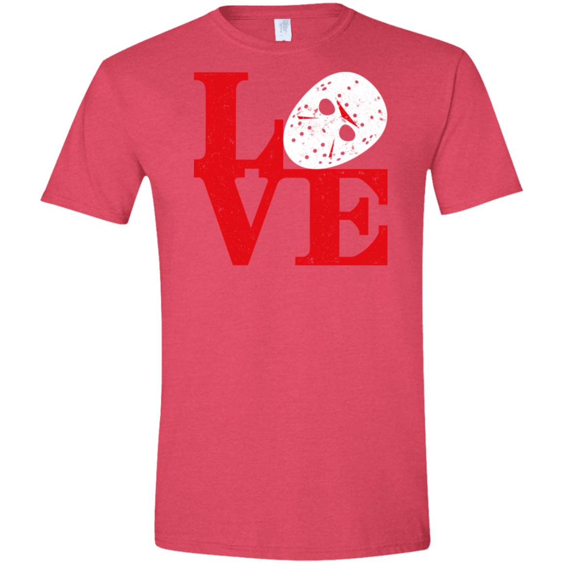 T-Shirts Heather Red / S F13 Love Men's Semi-Fitted Softstyle