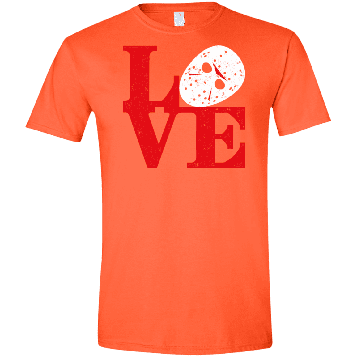T-Shirts Orange / S F13 Love Men's Semi-Fitted Softstyle
