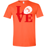 T-Shirts Orange / S F13 Love Men's Semi-Fitted Softstyle