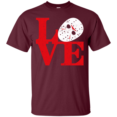 T-Shirts Maroon / S F13 Love T-Shirt