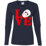 T-Shirts Navy / S F13 Love Women's Long Sleeve T-Shirt