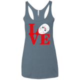 T-Shirts Indigo / X-Small F13 Love Women's Triblend Racerback Tank