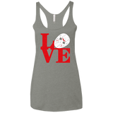 T-Shirts Venetian Grey / X-Small F13 Love Women's Triblend Racerback Tank