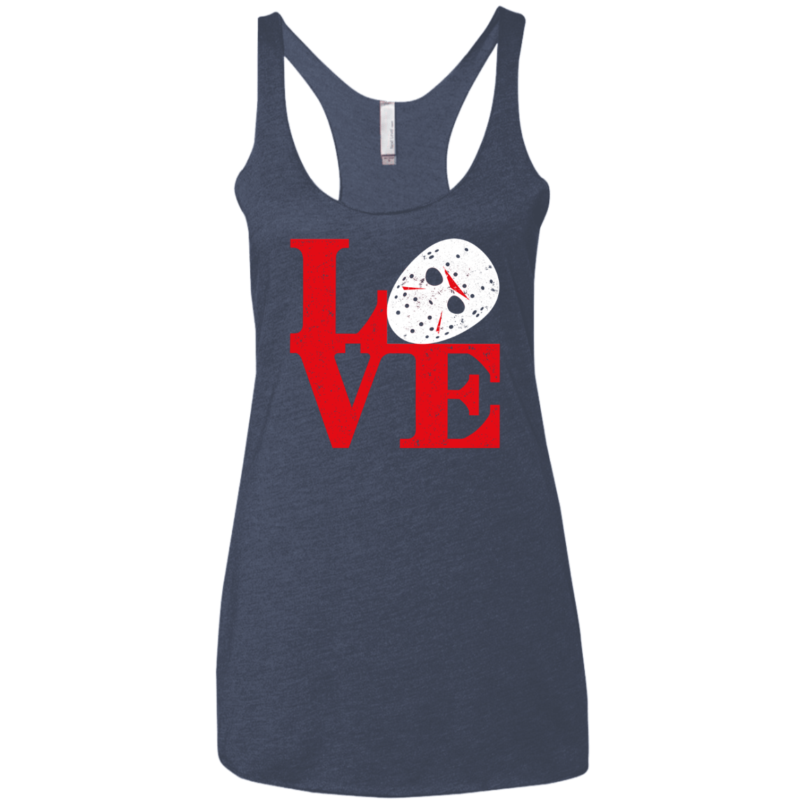 T-Shirts Vintage Navy / X-Small F13 Love Women's Triblend Racerback Tank