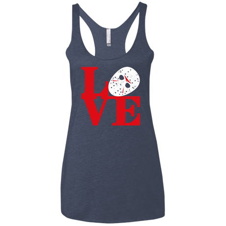 T-Shirts Vintage Navy / X-Small F13 Love Women's Triblend Racerback Tank