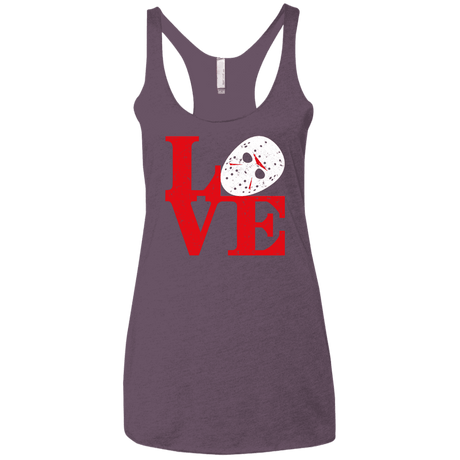 T-Shirts Vintage Purple / X-Small F13 Love Women's Triblend Racerback Tank